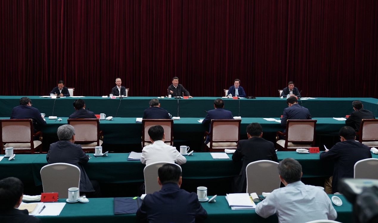 2019年5月20日至22日，中共中央總書(shū)記、國(guó)家主席、中央軍委主席習(xí)近平在江西考察，主持召開(kāi)推動(dòng)中部地區(qū)崛起工作座談會(huì)并發(fā)表重要講話。新華社記者 謝環(huán)馳 攝 